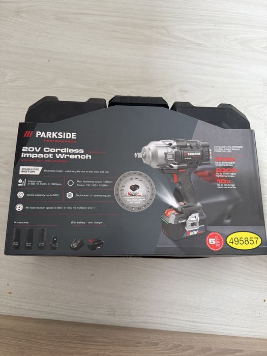 Ударен гайковерт Parkside Performance