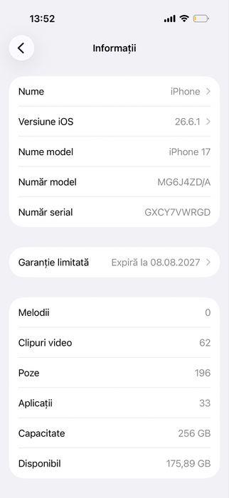 Vand Iphone 17 Black