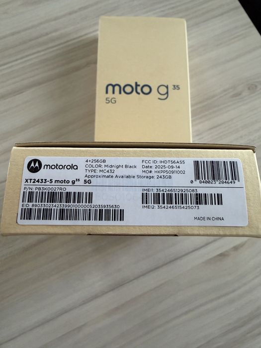 GSM Телефон Motorola Moto G35 5G 256GB Grey НОВ