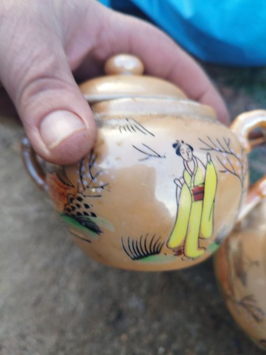 Чайник, захарница Япония