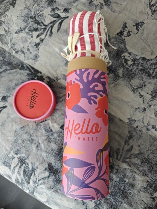 2 Памучни кърпи в кутия Hello Towels - 100 х 180см