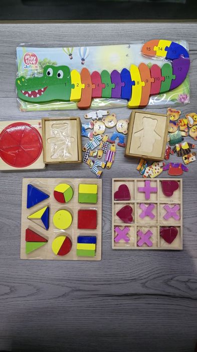 Дървени играчки по метода Монтесори