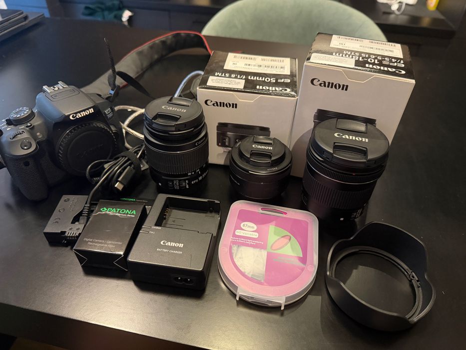 Canon EOS 700D + Kit complet foto/video