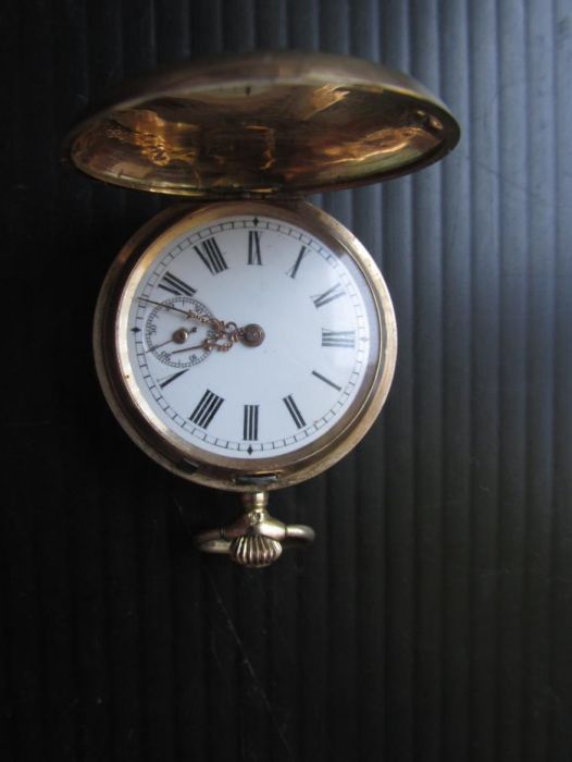 златен джобен часовник