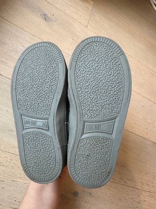 Zara adidași din piele întoarsă pentru copii, mărimea 26