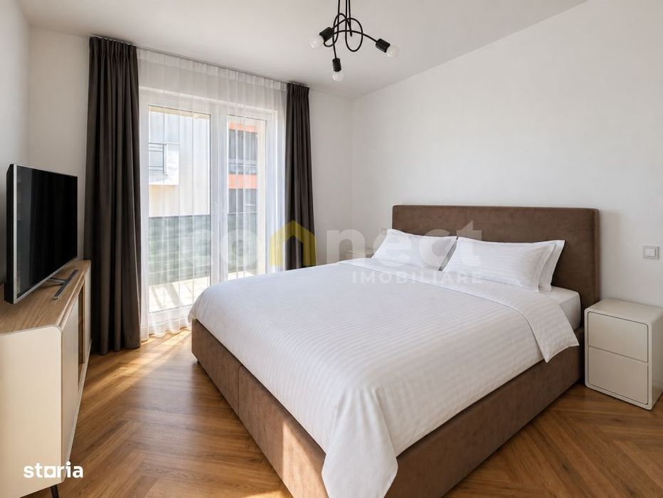 Donath Park | Apartament luminos cu 2 balcoane, view spre oras + parca — fotografia 1