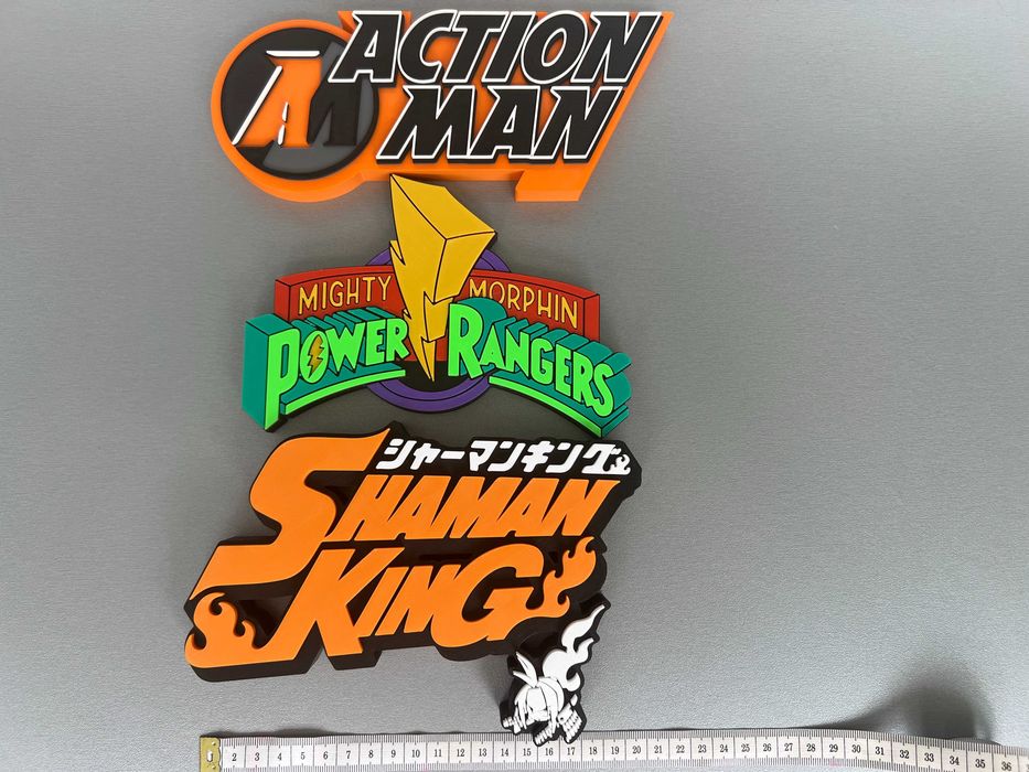 Action Man, Power Rangers, Shaman King 3D Фигури