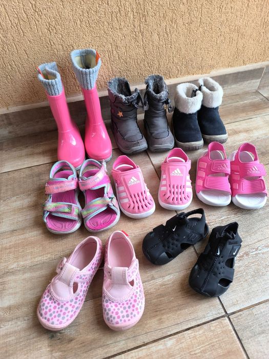 Детски обувки за момиче втора употреба -от 22 до 25 ном.