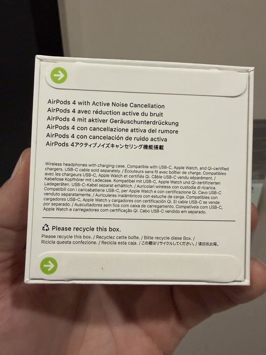 Casti telefon AirPods 4 ANC noi sigilate Active Noise Cancellation