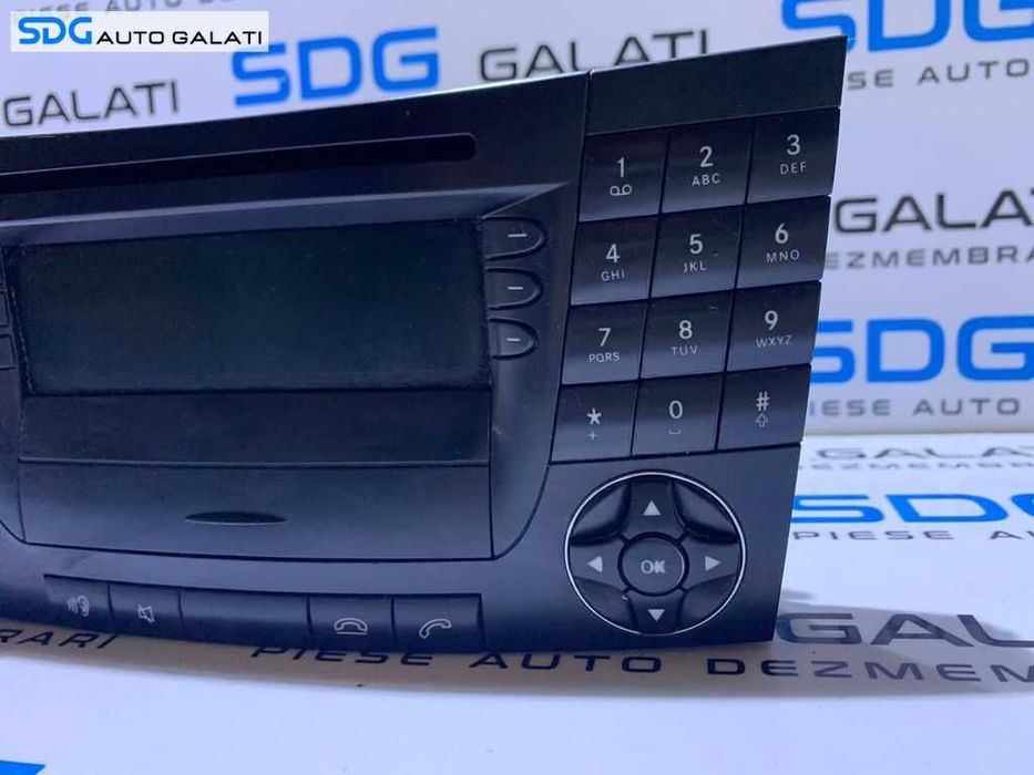 Radio CD DVD Player cu Navigatie Harman Becker Mercedes Benz W211 E Class 2002 - 2009 Cod A2118202097 A2118202097001 [L5577]