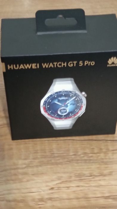 КАТО НОВ     HUAWEI  WATCH GT 5 Pro Titanium 46mm с гаранция до 2027г.