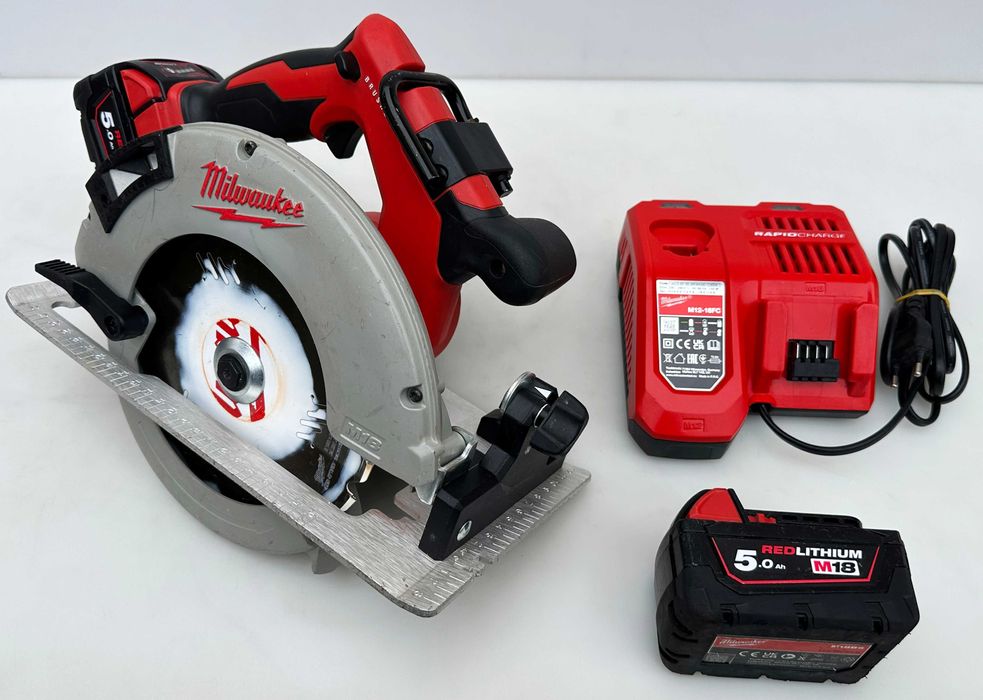 Milwaukee M18 BLCS66 -Акумулаторен безчетков циркуляр 2x18V 5.0A 2024г