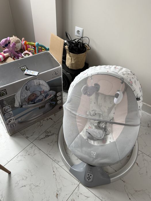 Електрическа люлка Ari розов- Мони