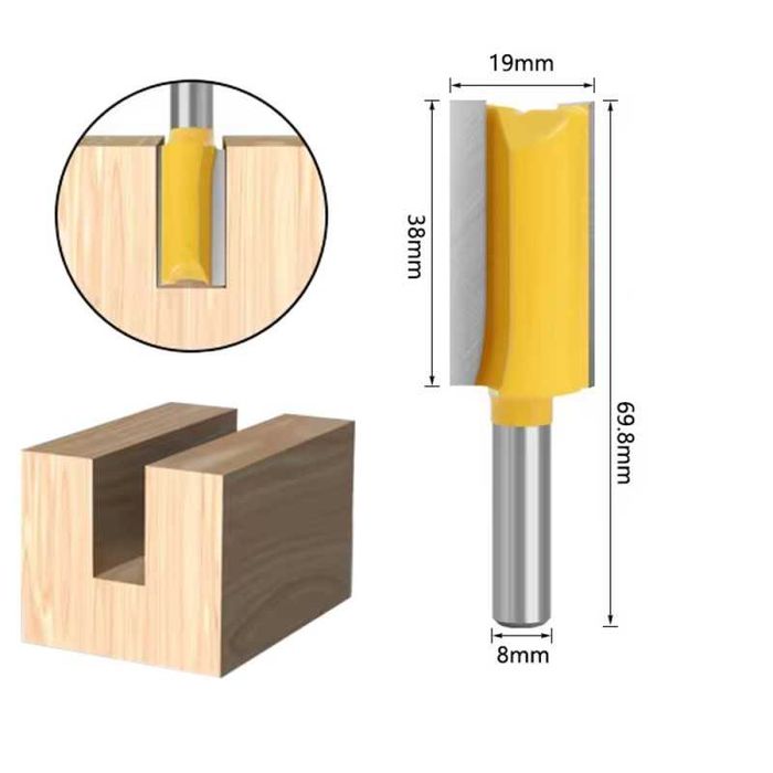 Фрезер за рязане или правоъгълни канали,различни размери, 4033 до 4037