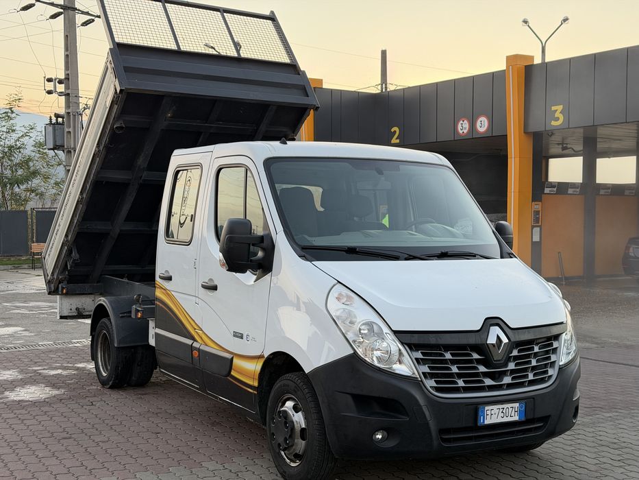 Renault master 2.3   2017 basculabil pe 3 parti 7 locuri