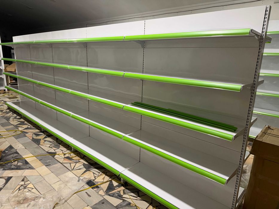 Oziq-ovqat do'kon uchun stellajlar | Стеллажи для продуктовый магазина