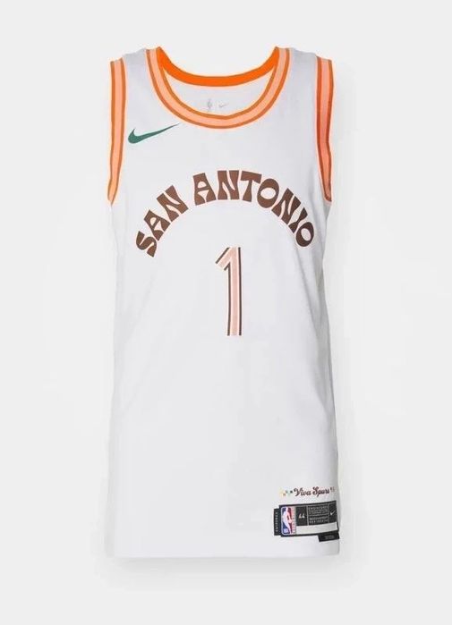 Оригинален Nike NBA екип San Antonio Spurs – Victor Wembanyama #1 – НОВ с етикет (размер L)