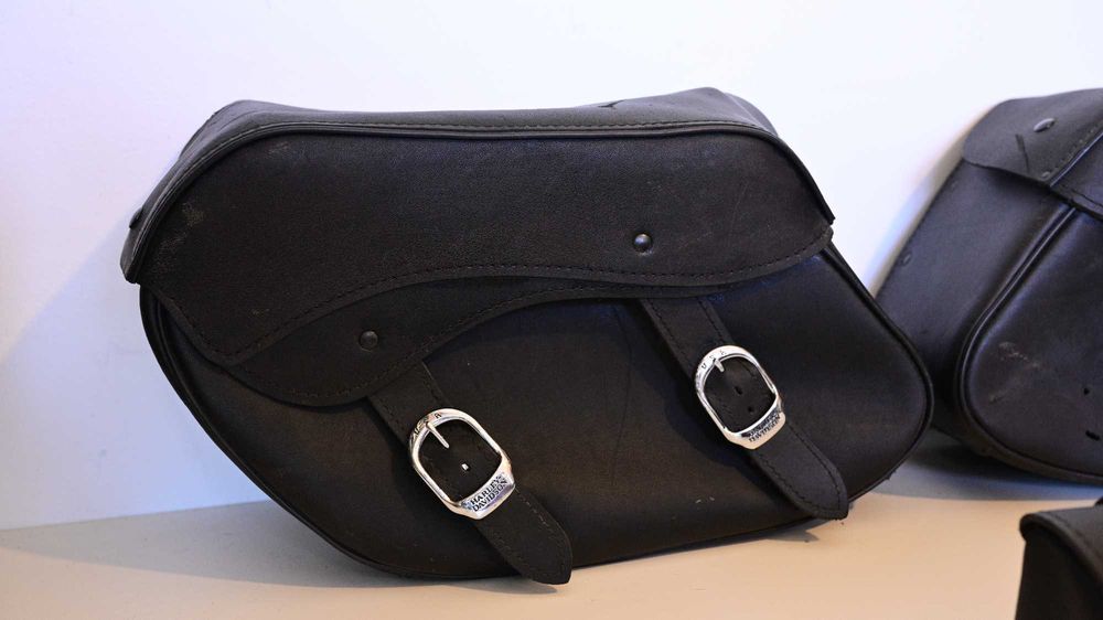 coburi piele Harley Davidson Dyna cutii laterale saddlebags
