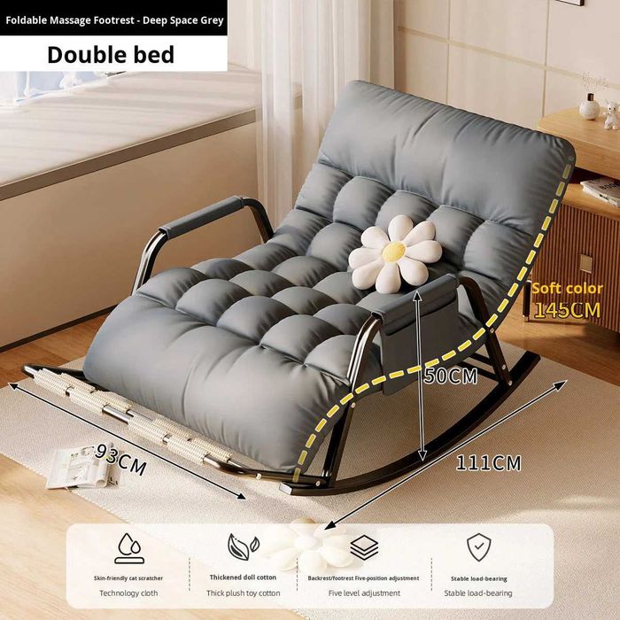 Кресло-качалка Ленивый диван для сна Оснащен массажером для ног