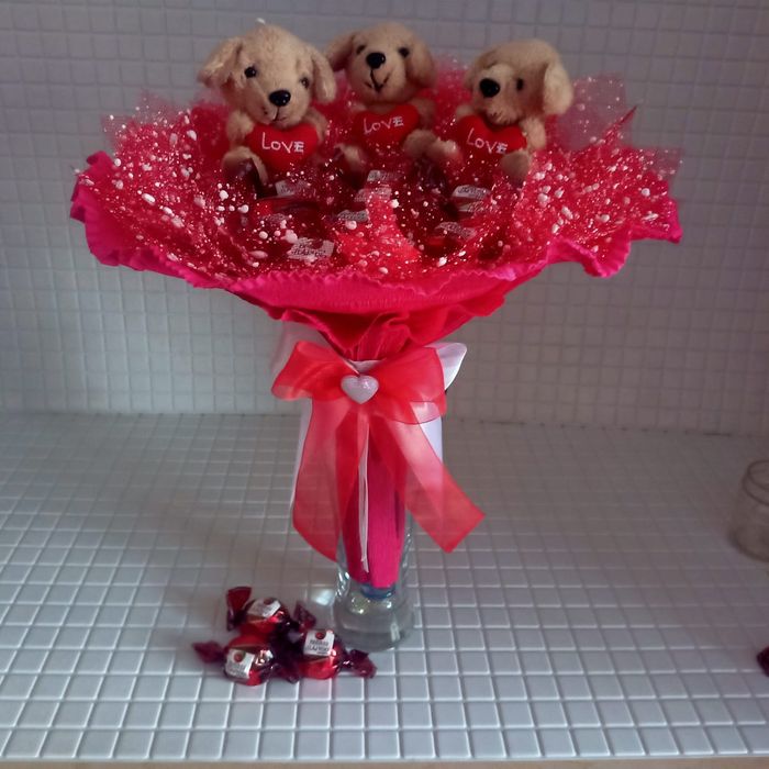 Букеты сладкие и с игрушками!