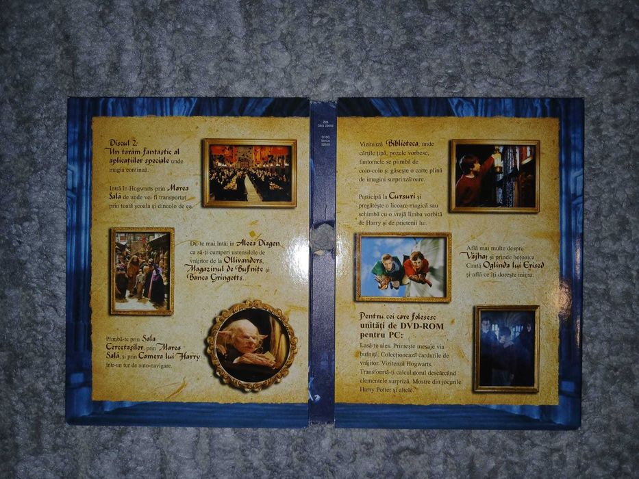 DVD Harry Potter volumele 1-6, stare foarte bună, subtitrare limba română