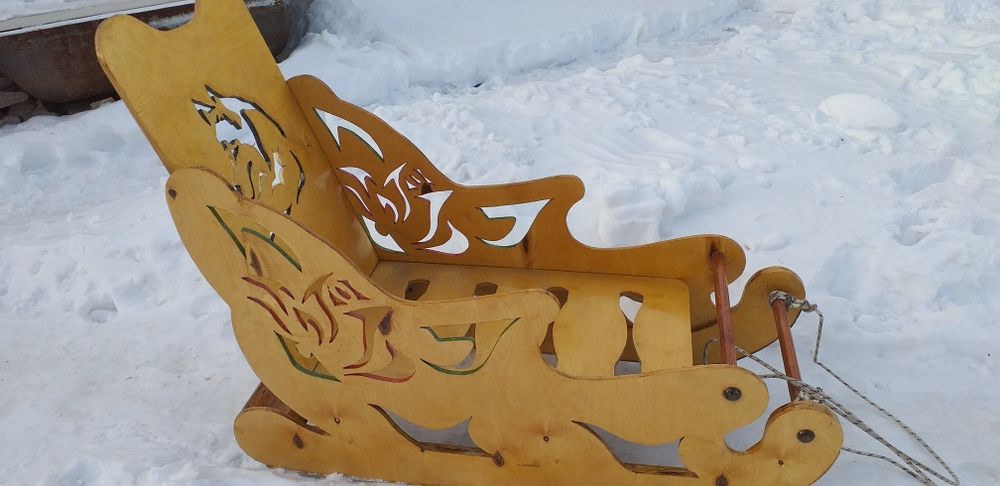 Продам деревянные  санки