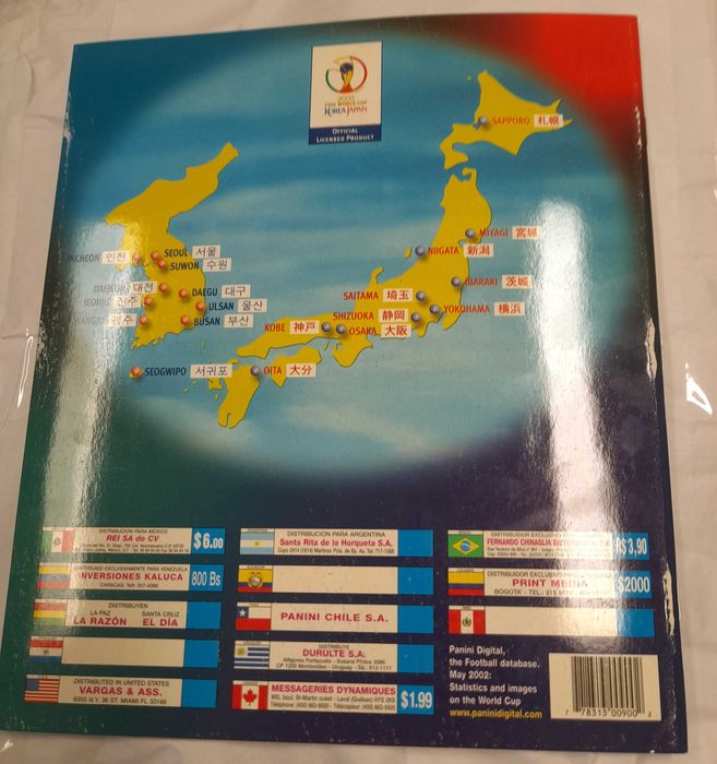 Album Panini FIFA WorldCup  Korea Japan 2002 Africa Cup 1996 2008 2010