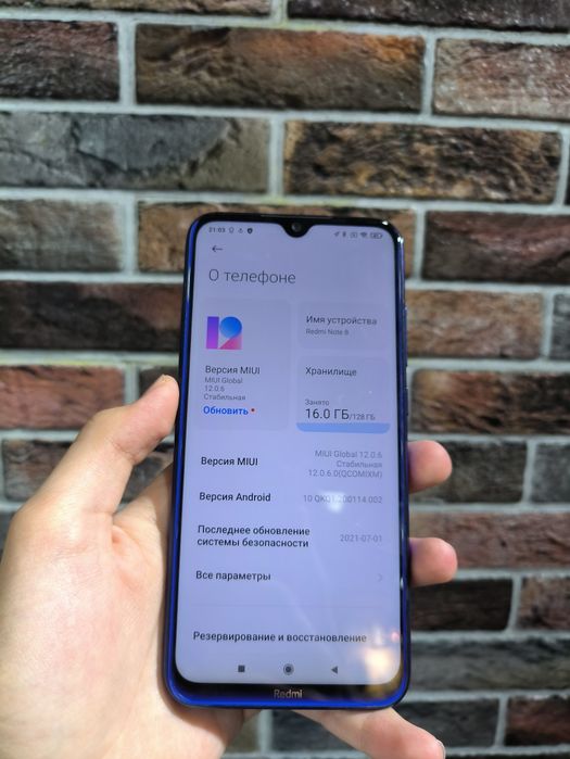 Redmi note 8 в отличном состояний!