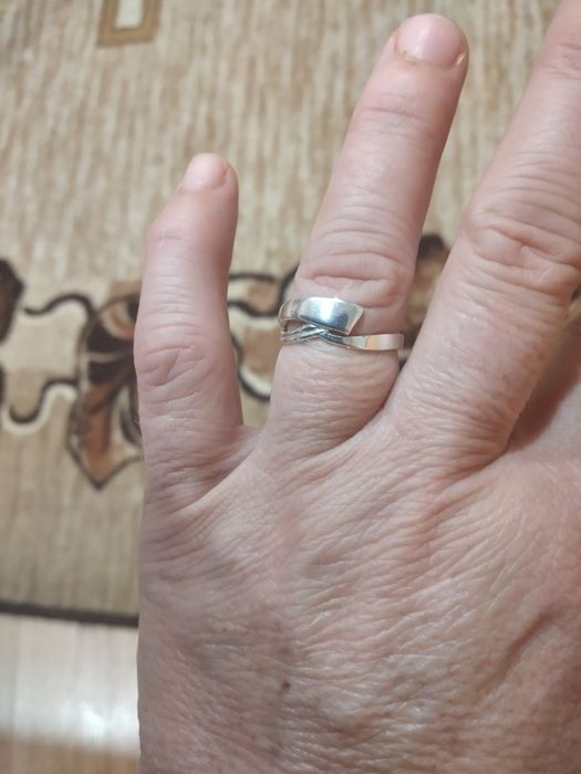 Сребърен пръстен.Колие