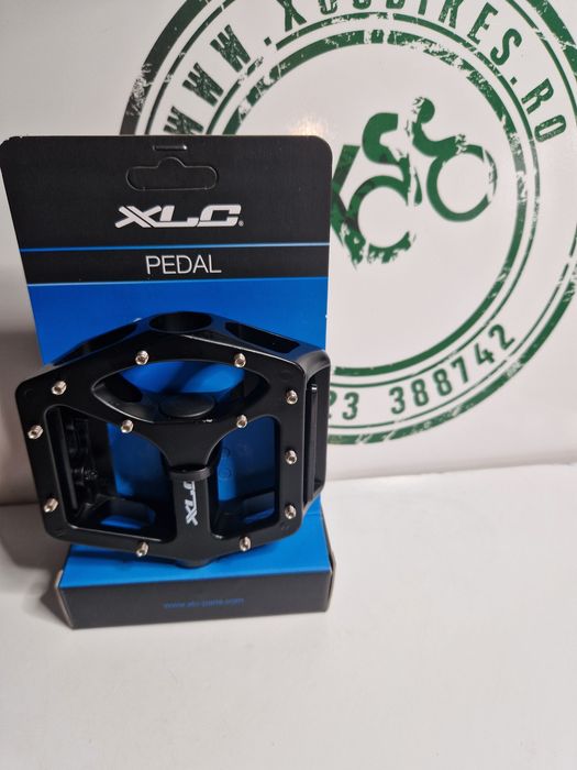 Pedale BMX bicicleta XLC flat pedal cu filet 1/2 12 mm