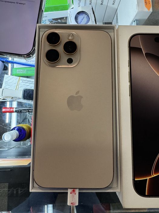 iPhone 16 Pro Max 256 GB 91 %Desert