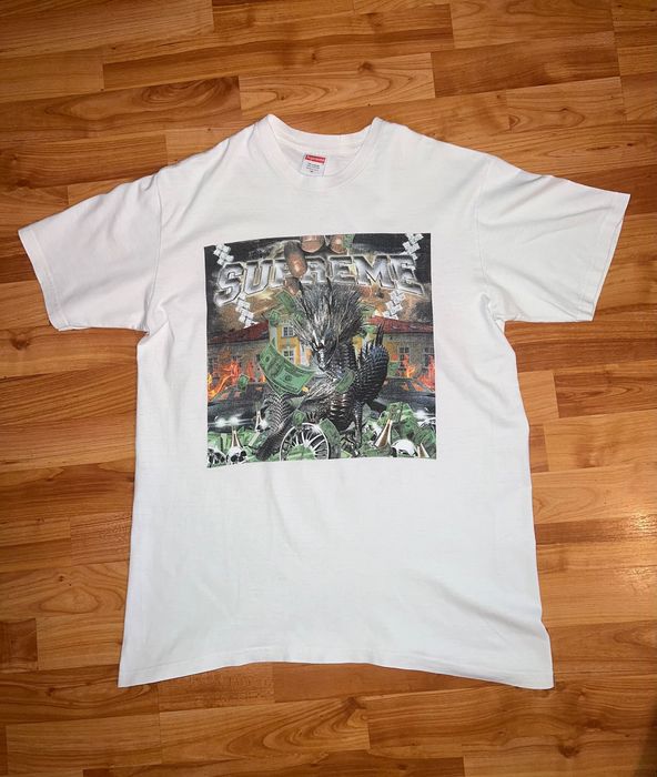 Tricou  Original Supreme Dragon Tee White barbati, mărimea M