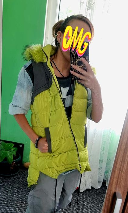 Зимен елек ярко зелено М-размер