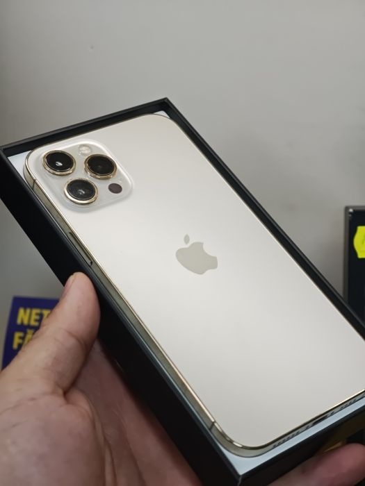 12 Pro Max Gold 100% Baterie