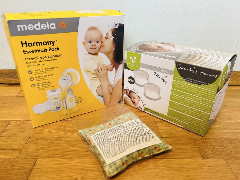 Двуфазна ръчна помпа за кърма Medela Harmony (+подарък)
