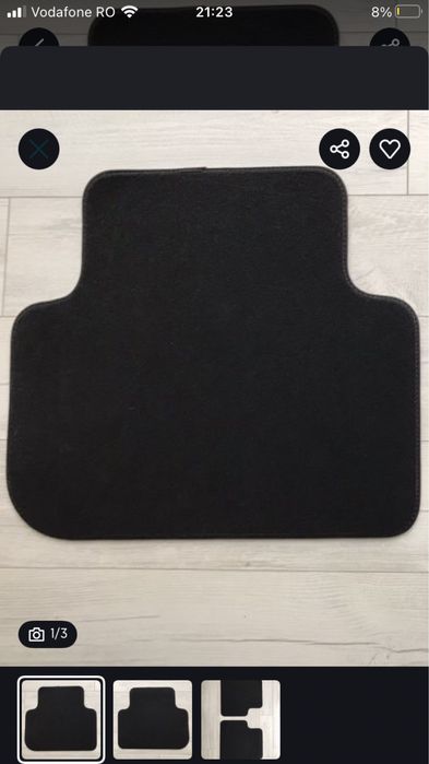 Covorase auto mocheta Audi OEM Q3