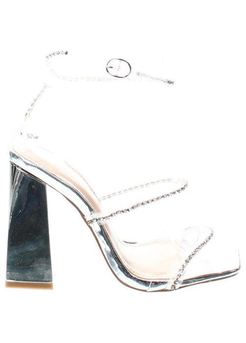 Дамски  Сандали металик