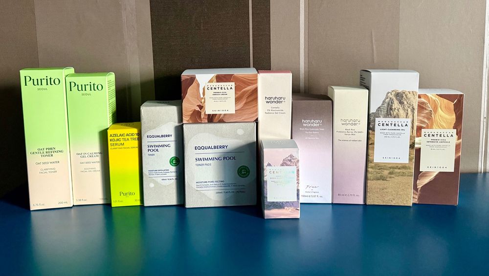 Корейска козметика SKIN1004,Haruharu Wonder, Purito  и Eqqualberry