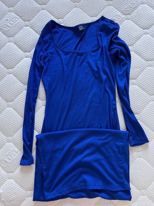 Дълга рокля рипс 2 цвята