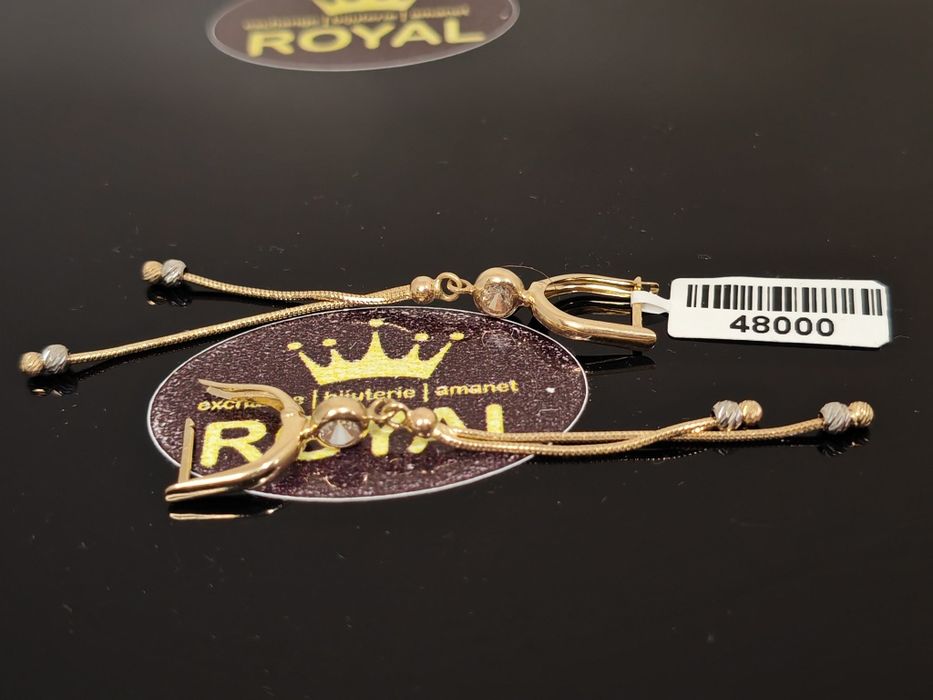 Bijuteria Royal: Cercei aur 14k 3.28 gr