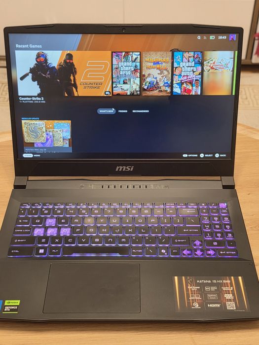 Laptop de Gaming MSI Katana 15 HX – i7-14650HX / RTX 5060 8GB / 40GB DDR5 / QHD 165Hz / Garanție