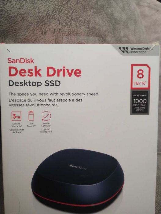 SanDisk Desk Drive 8TB SSD Преносим диск