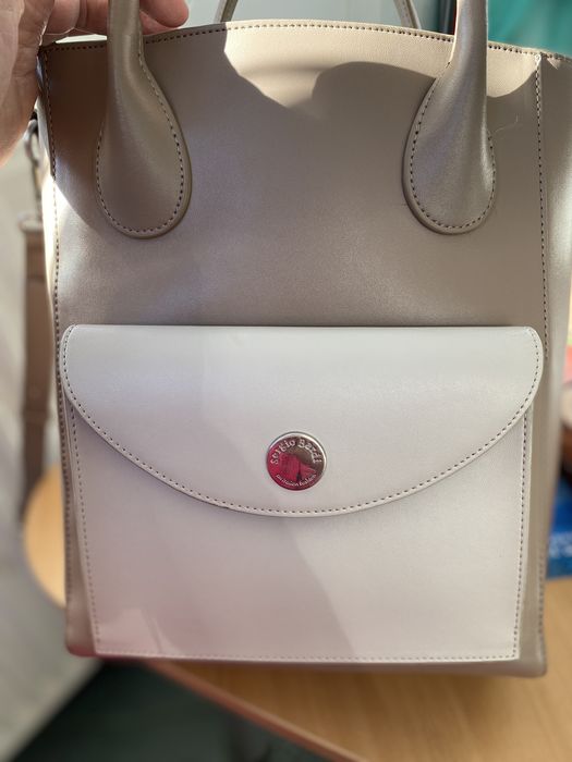 Geanta piele box, Sergio Bardi