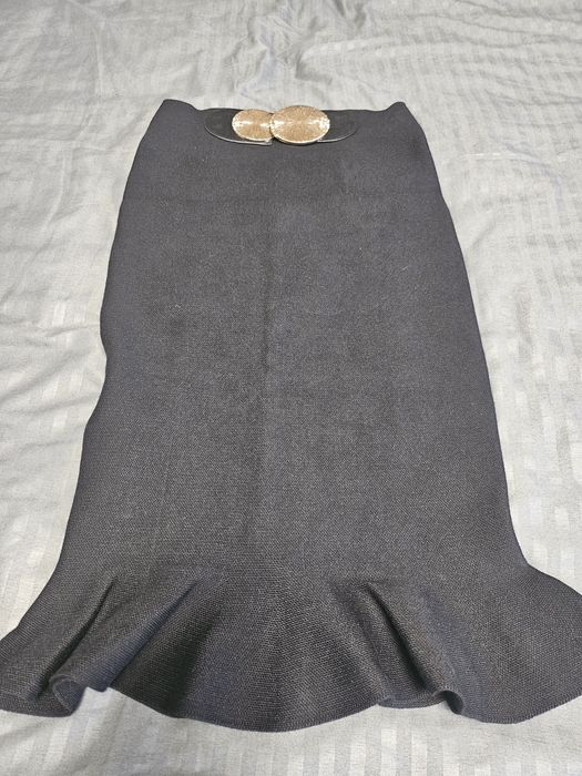 Пола с висока талия и риза