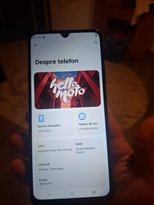 Moto G06 cu 5G, 64GB, impecabil,