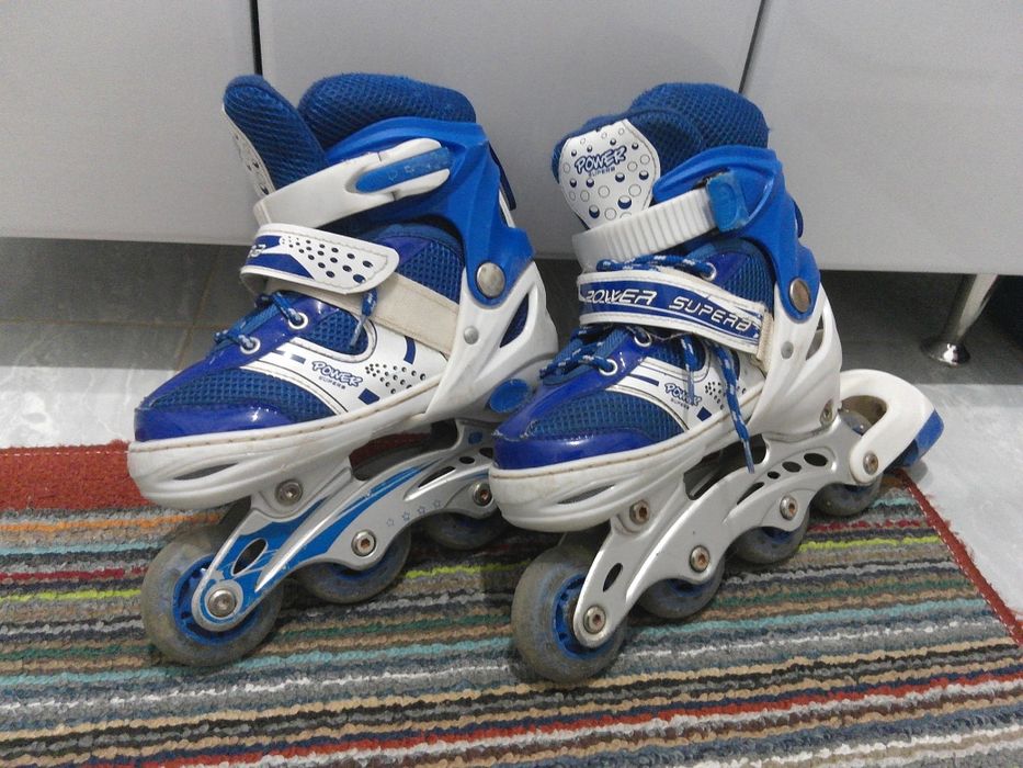 Роликовые коньки для детей, синие