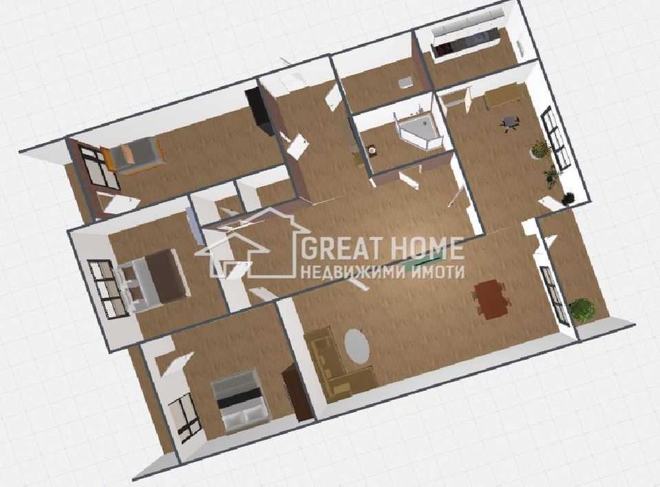 Многостаен апартамент с гараж