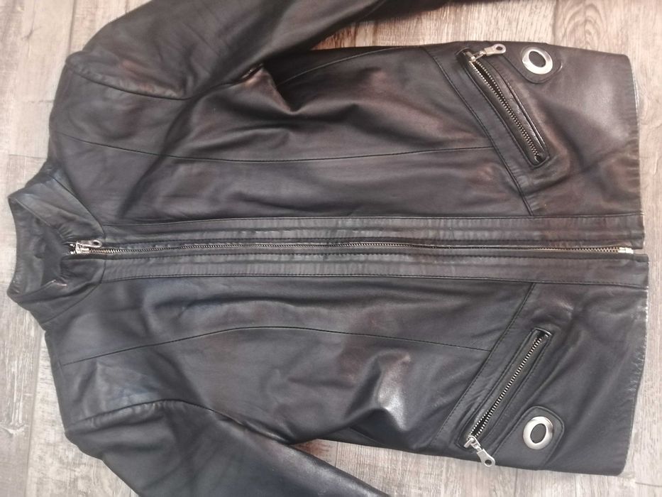 Дамско яке естествена кожа