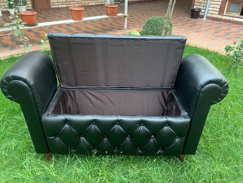 Пуфик сандиқли диванлар