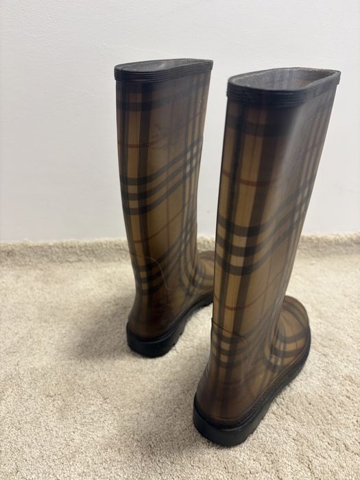 cizme de cauciuc burberry, 37, dama